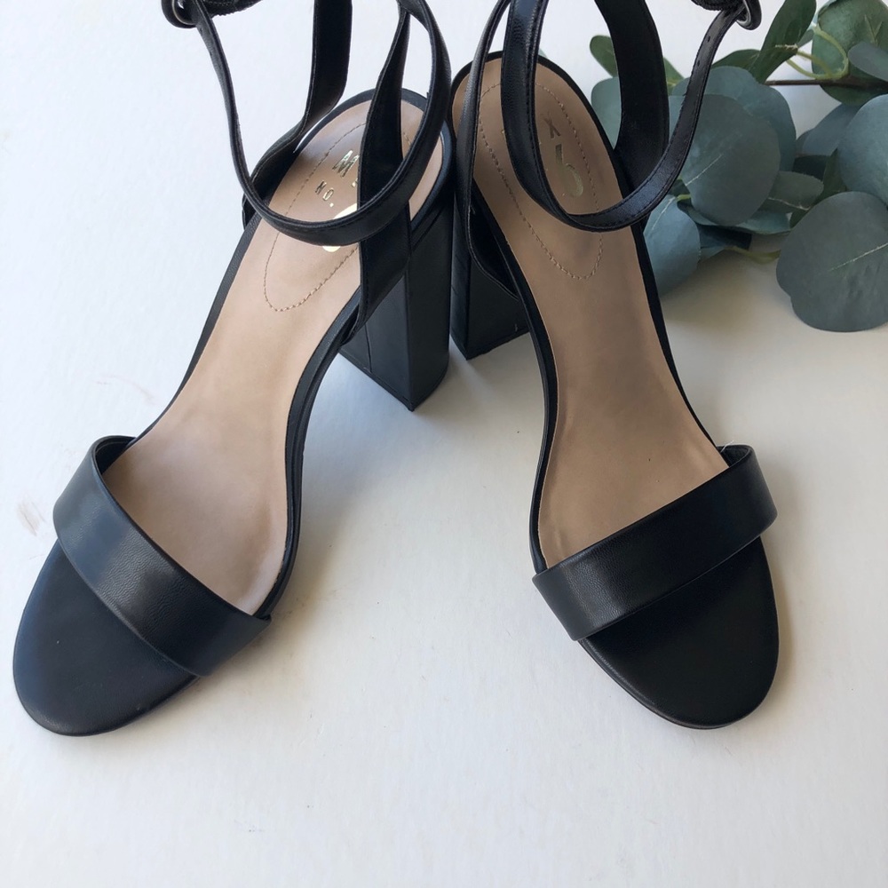 Mix No. 6 Camian Ankle Strap Block Heel